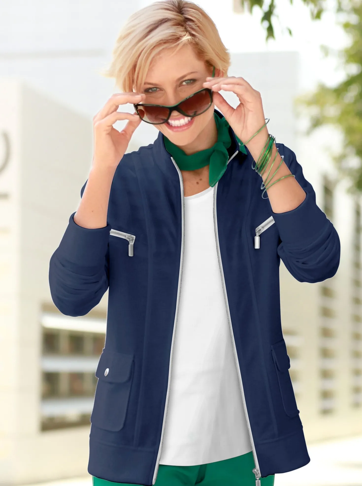 Shirtjacke aus reiner Baumwolle