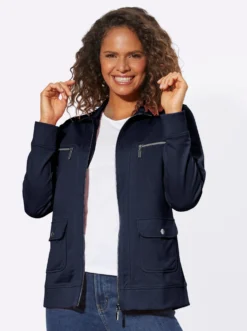 Shirtjacke aus reiner Baumwolle
