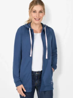 Shirtjacke in langer Form
