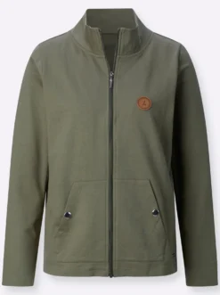 Shirtjacke mit Känguru-Taschen