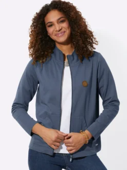 Shirtjacke mit Känguru-Taschen
