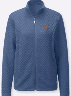 Shirtjacke mit Stehkragen