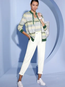 Shirtjacke mit Stehkragen