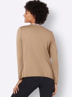 Shirtjacke vorne etwas länger