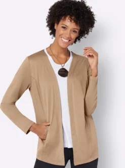 Shirtjacke vorne etwas länger