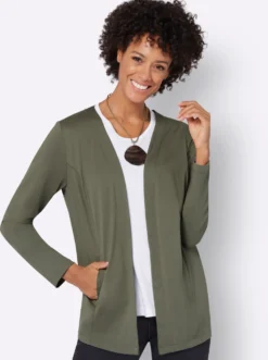Shirtjacke vorne etwas länger