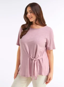 Shirt mit Bindebändern
