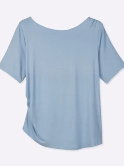 Shirt mit Drapierungen in der Taille