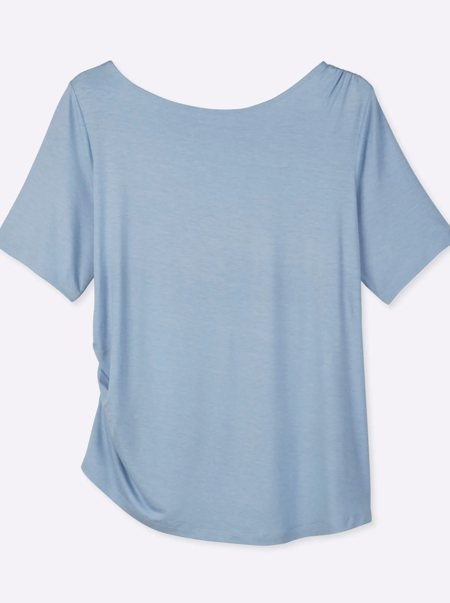 Shirt mit Drapierungen in der Taille