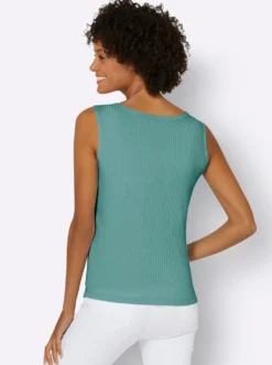 Shirttop in Ripp-Qualität