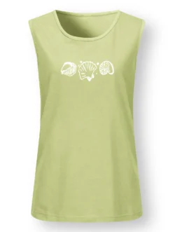 Shirttop mit Seitenschlitzen