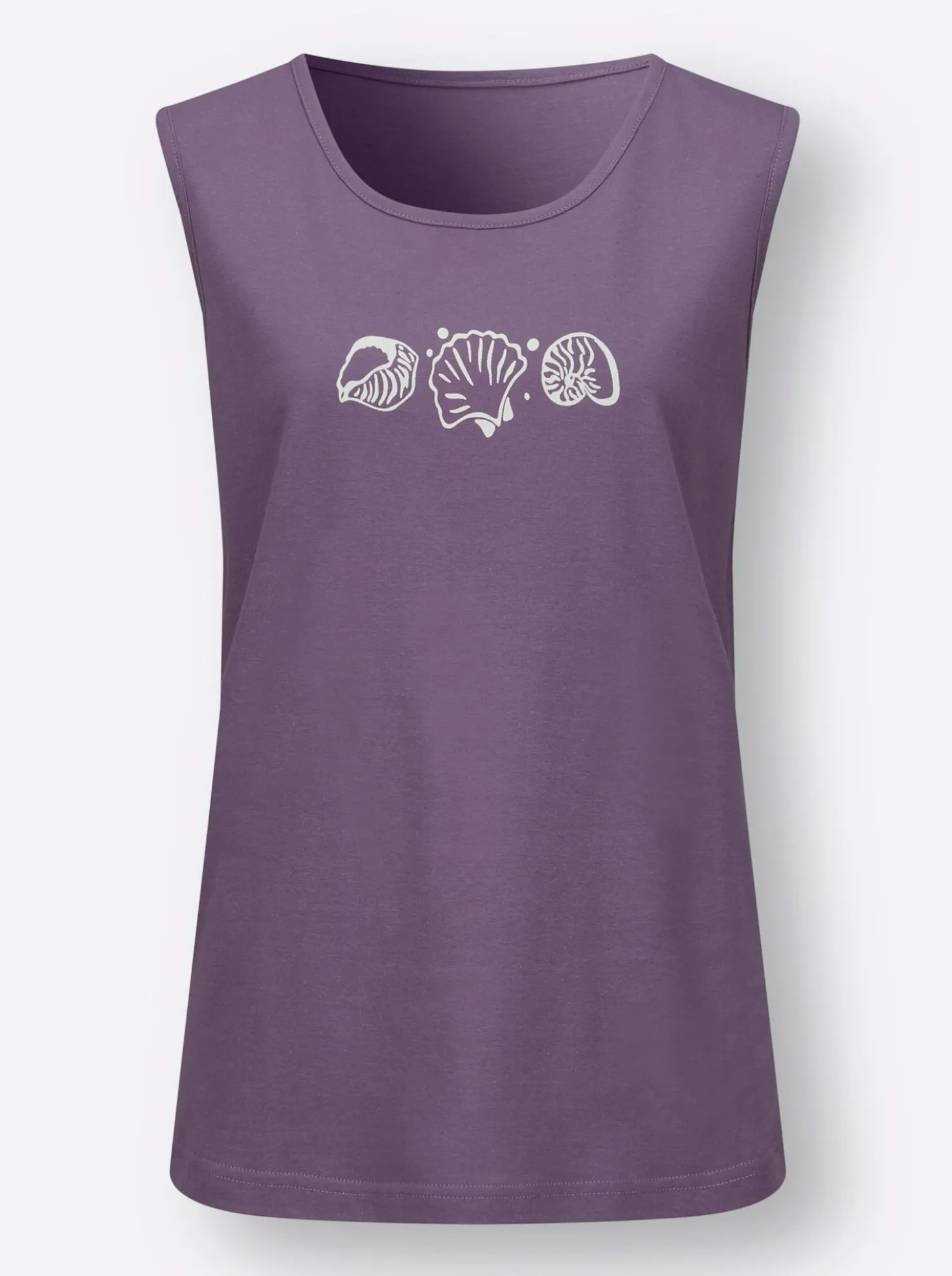 Shirttop mit Seitenschlitzen