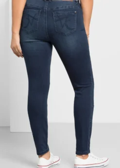 Skinny Jeans im Biker-Look