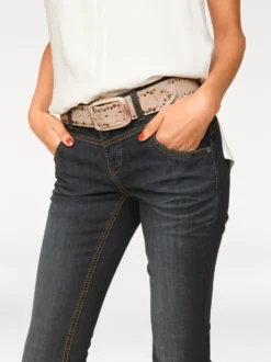 Skinny Jeans mit vertiefter Leibhöhe