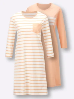 Sleepshirts im Baumwoll-Mix