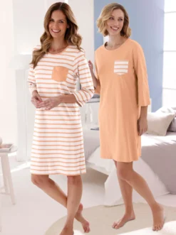Sleepshirts im Baumwoll-Mix