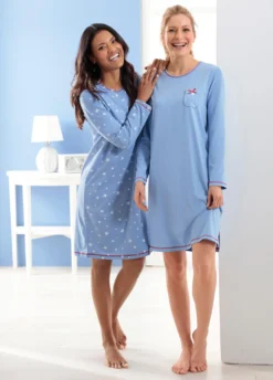 Sleepshirts mit Sternchen-Motiven