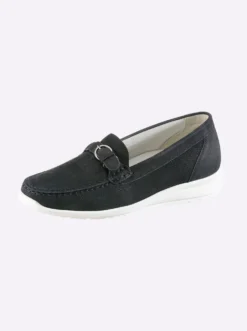 Slipper aus Nubukleder