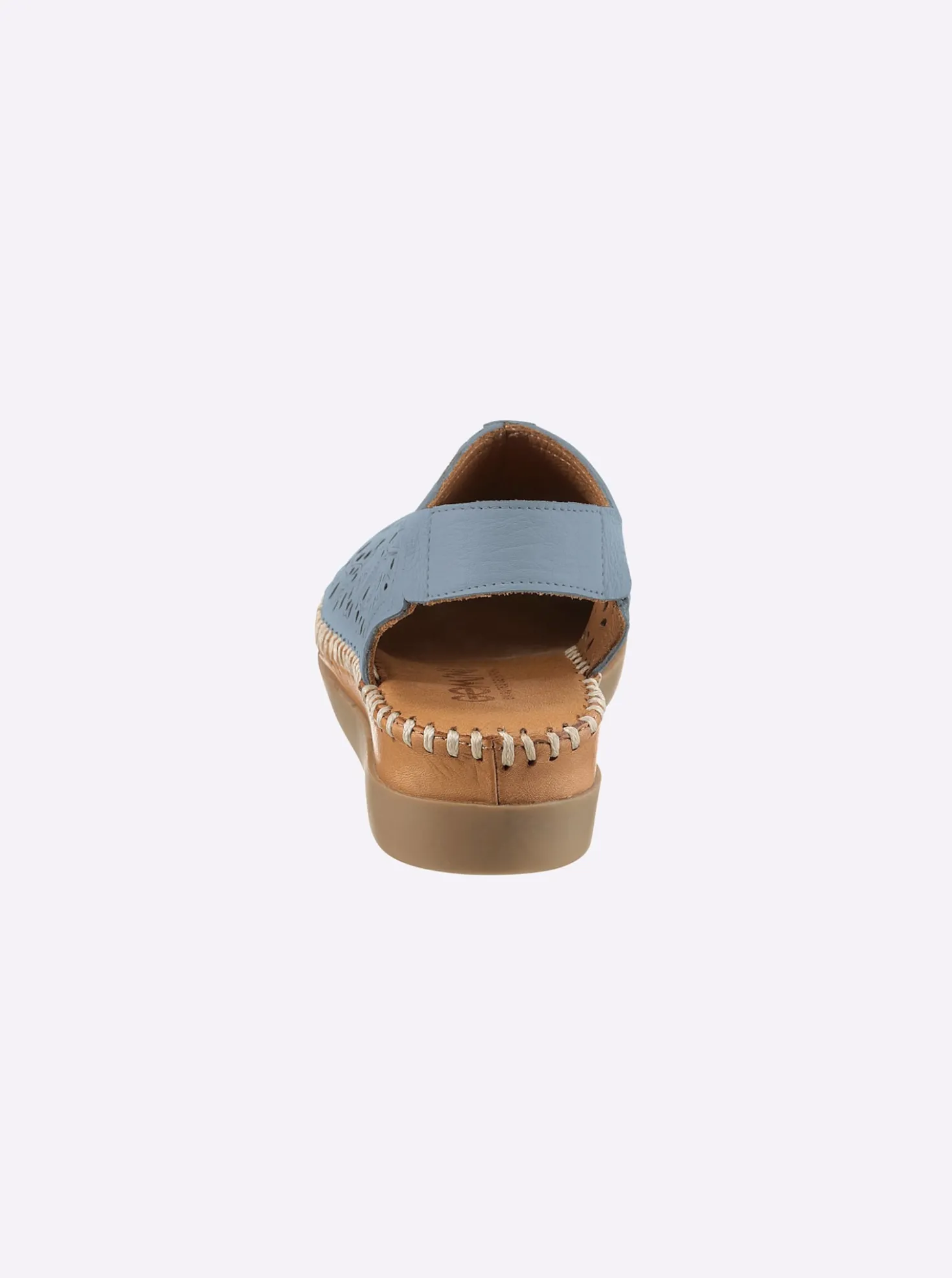Slipper fersenoffen, mit Gummizug