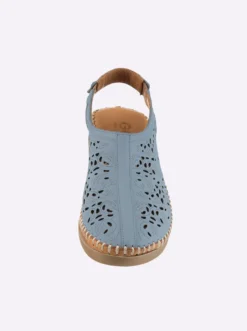 Slipper fersenoffen, mit Gummizug