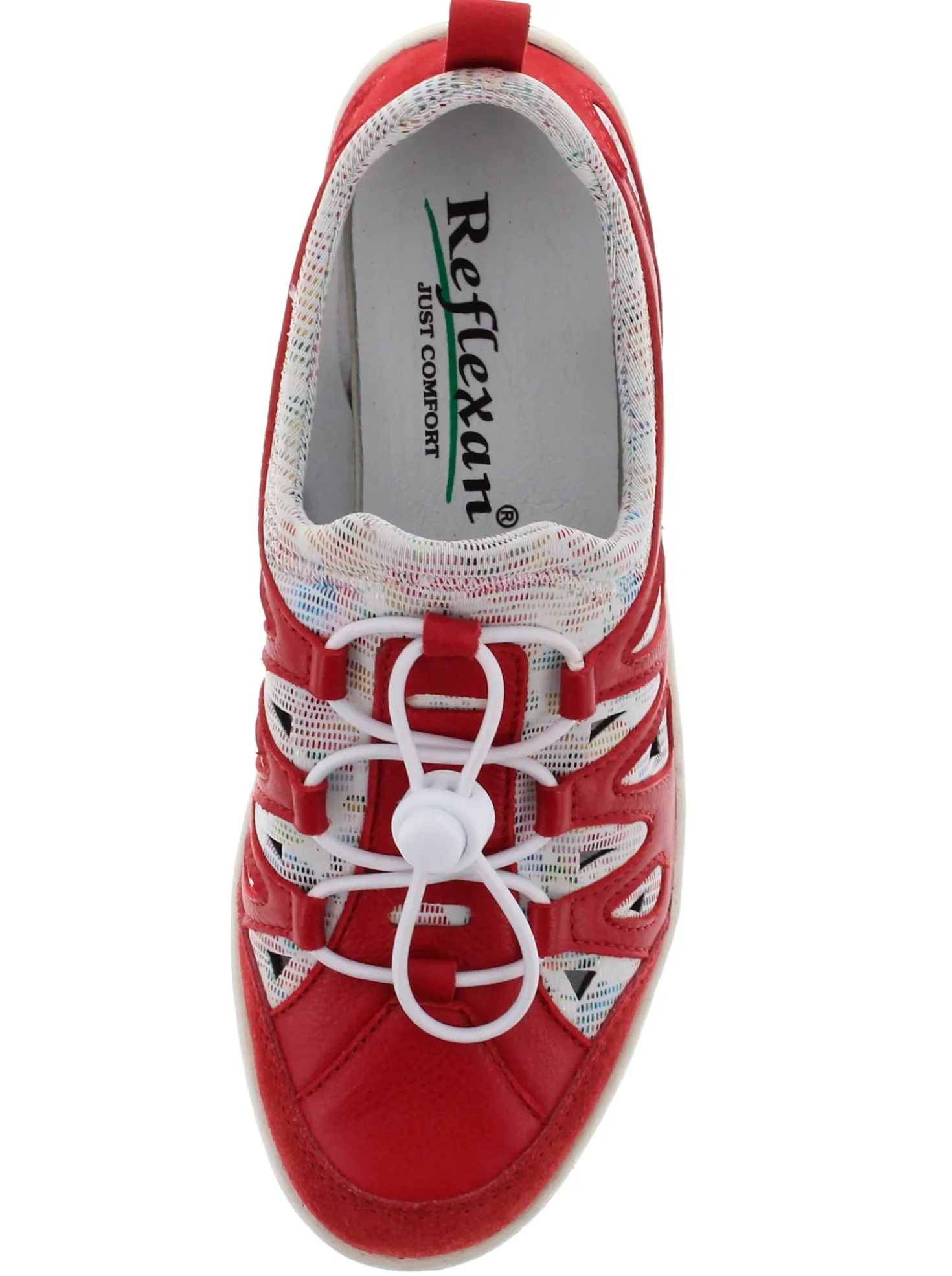 Slipper im Materialmix