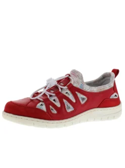 Slipper im Materialmix