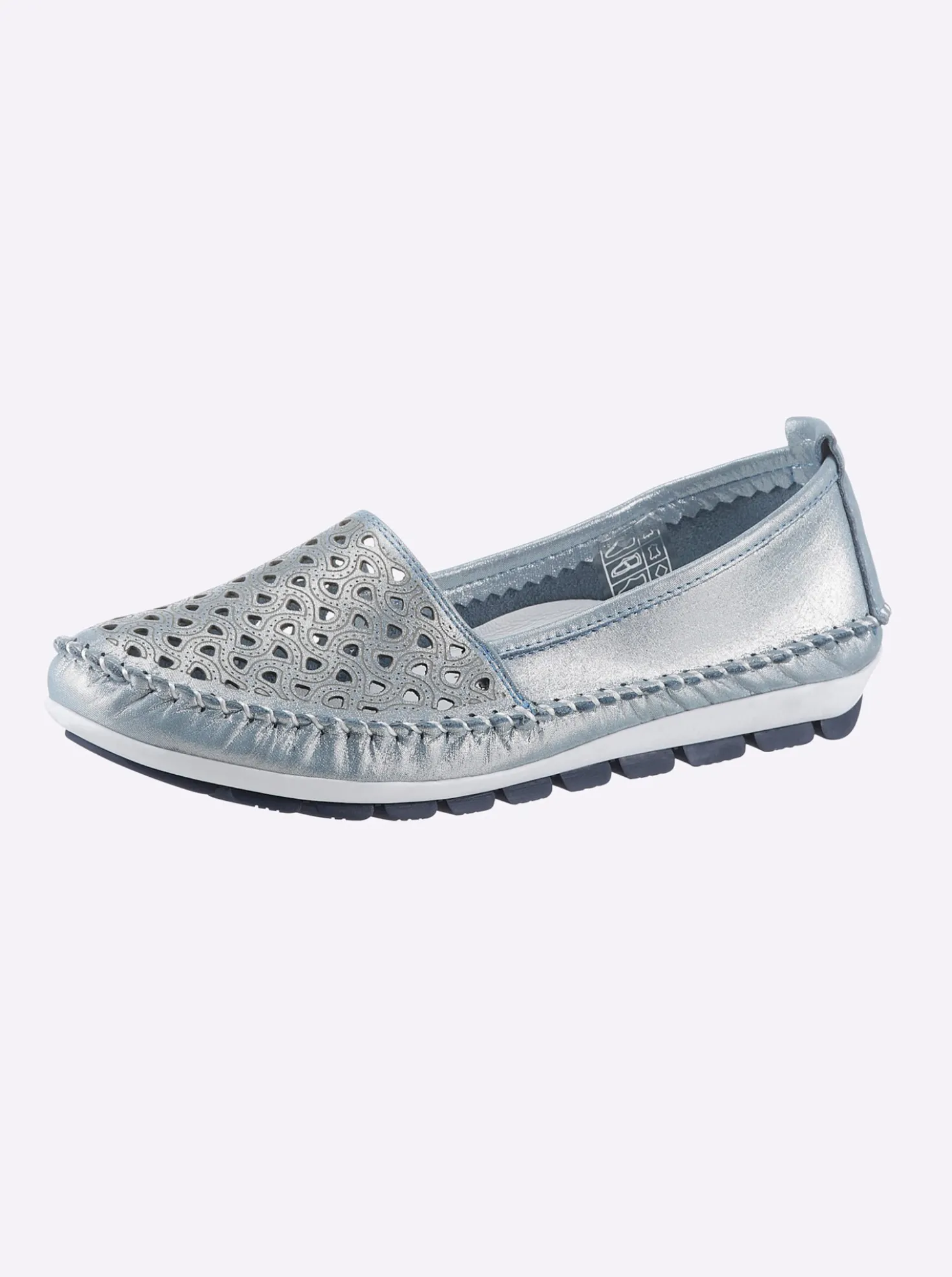 Slipper mit Leder-Wechselfußbett