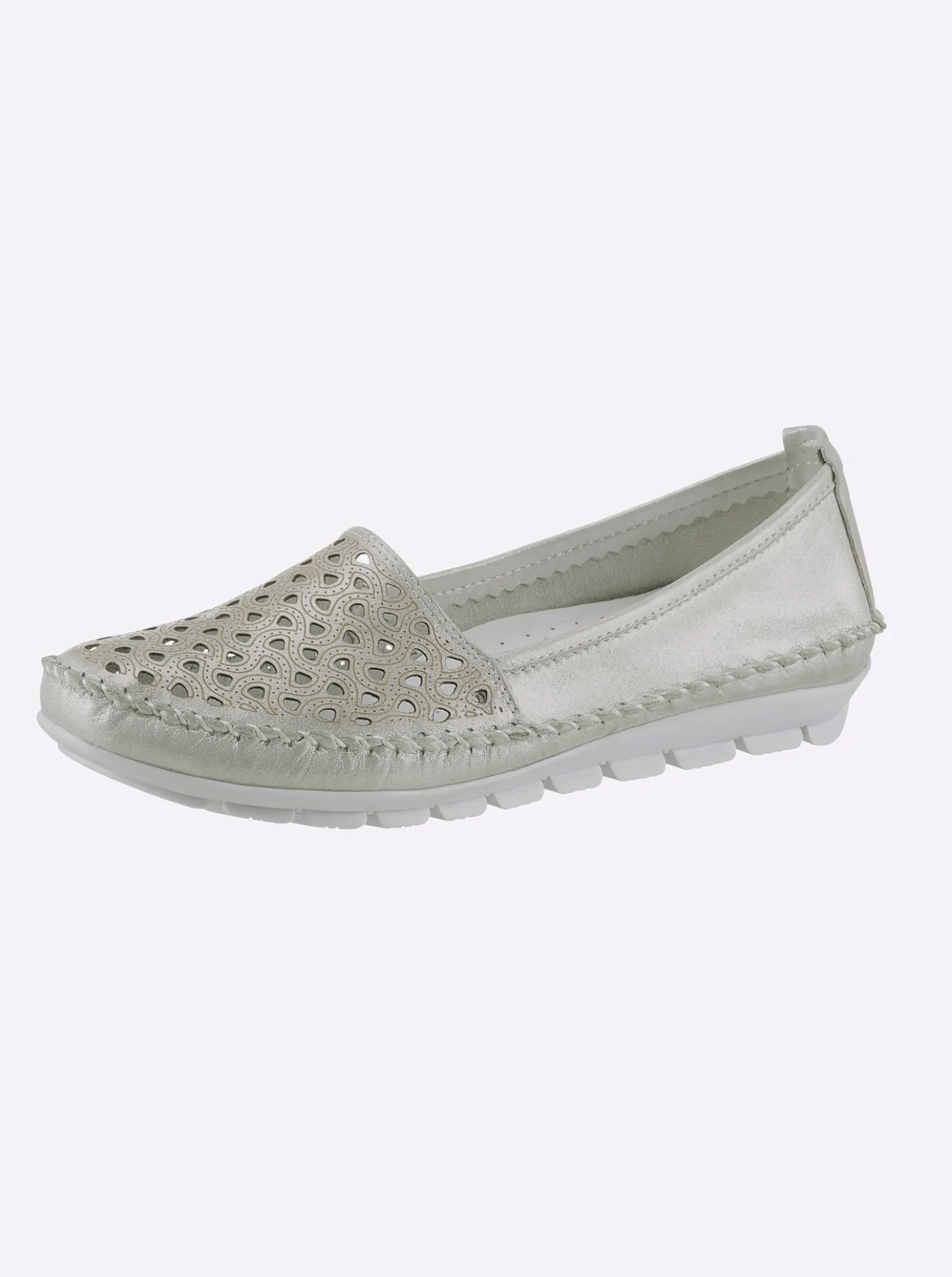 Slipper mit Leder-Wechselfußbett