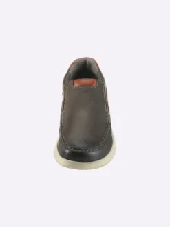Slipper mit Leder-Wechselfußbett
