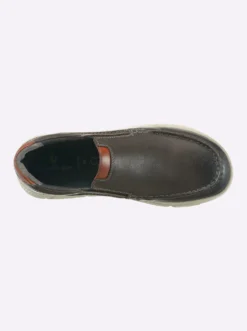 Slipper mit Leder-Wechselfußbett