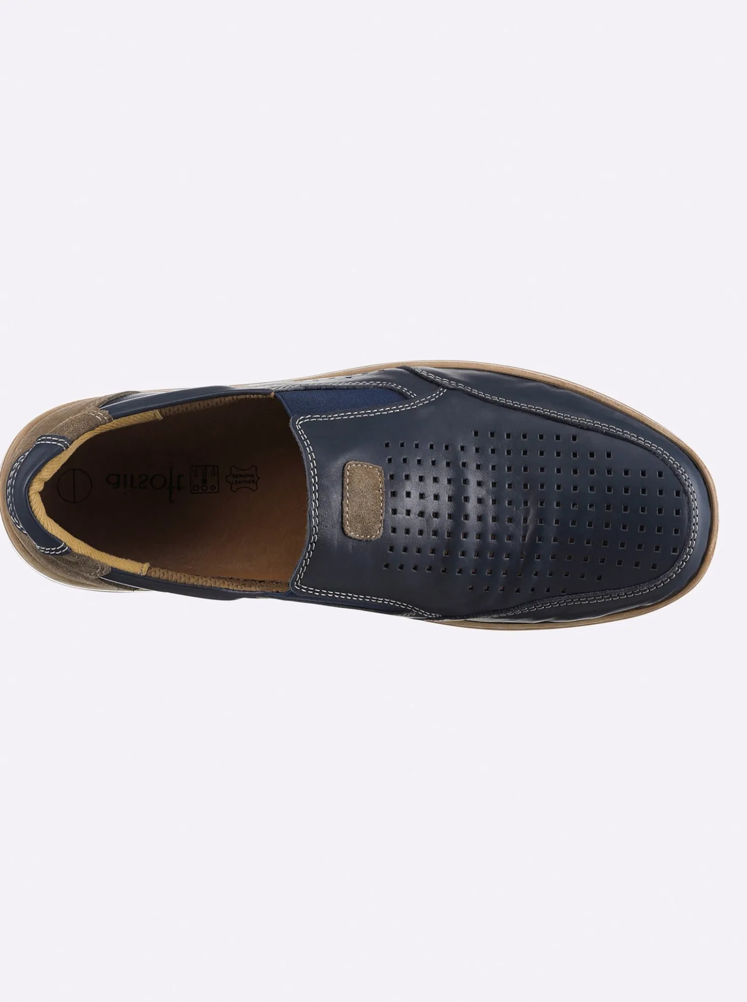 Slipper mit Perforation