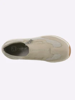 Slipper mit seitlichem Reißverschluss