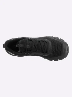Sneaker aus Lederimitat und Textil