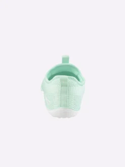 Sneaker mit flacher Gummi-Laufsohle