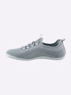 Sneaker mit flacher Gummi-Laufsohle