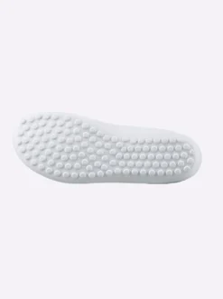 Sneaker mit flacher Gummi-Laufsohle