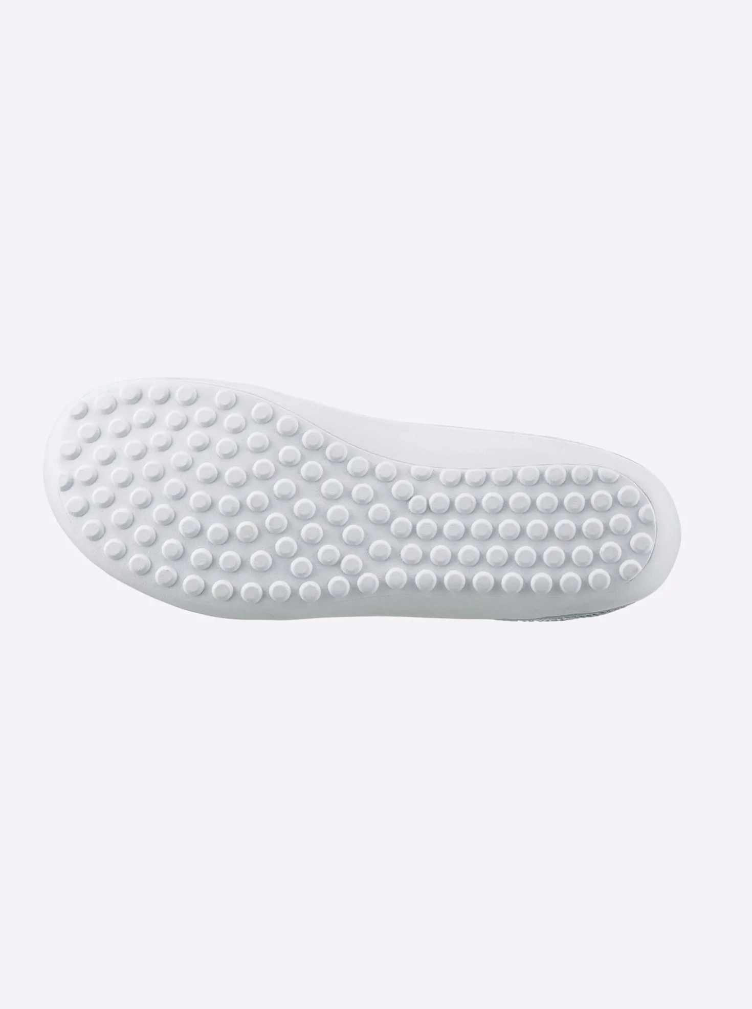 Sneaker mit flacher Gummi-Laufsohle