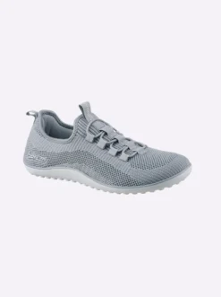 Sneaker mit flacher Gummi-Laufsohle