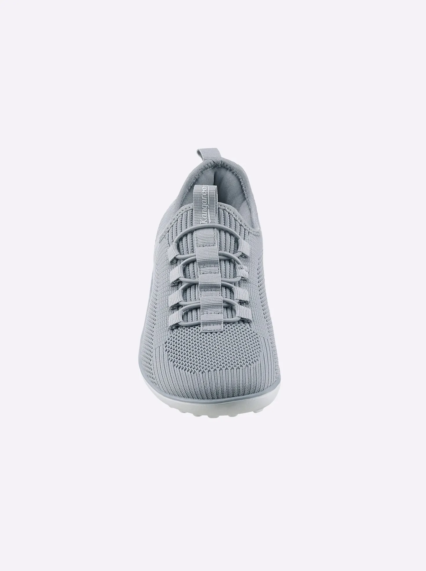 Sneaker mit flacher Gummi-Laufsohle
