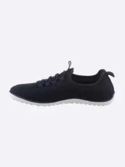 Sneaker mit flacher Gummi-Laufsohle