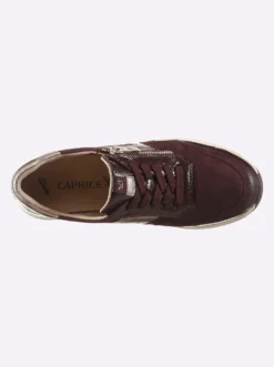 Sneaker mit kontrastfarbener Sohle, Weite H