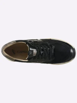 Sneaker mit kontrastfarbener Sohle, Weite H