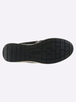 Sneaker mit kontrastfarbener Sohle, Weite H