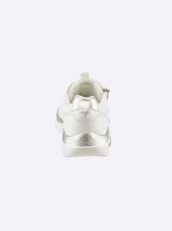 Sneaker mit metallisch schimmernden Akzenten