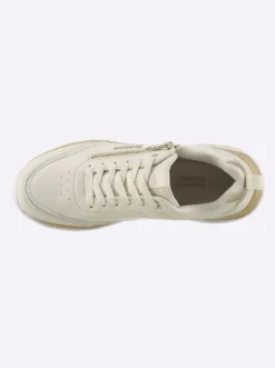 Sneaker mit metallisch schimmernden Akzenten