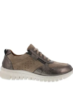 Sneaker mit seitlichem Reißverschluss, Weite H