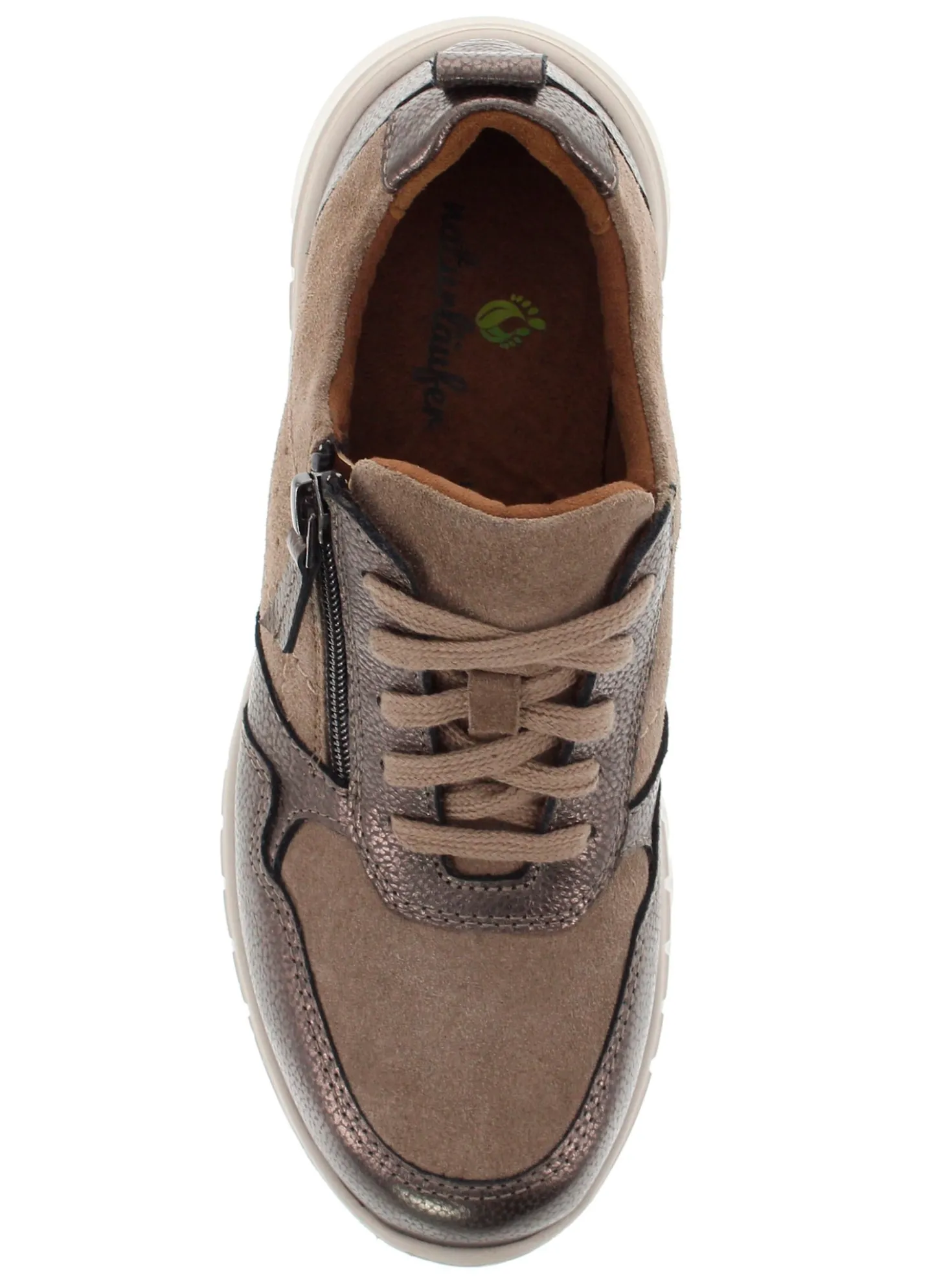 Sneaker mit seitlichem Reißverschluss, Weite H