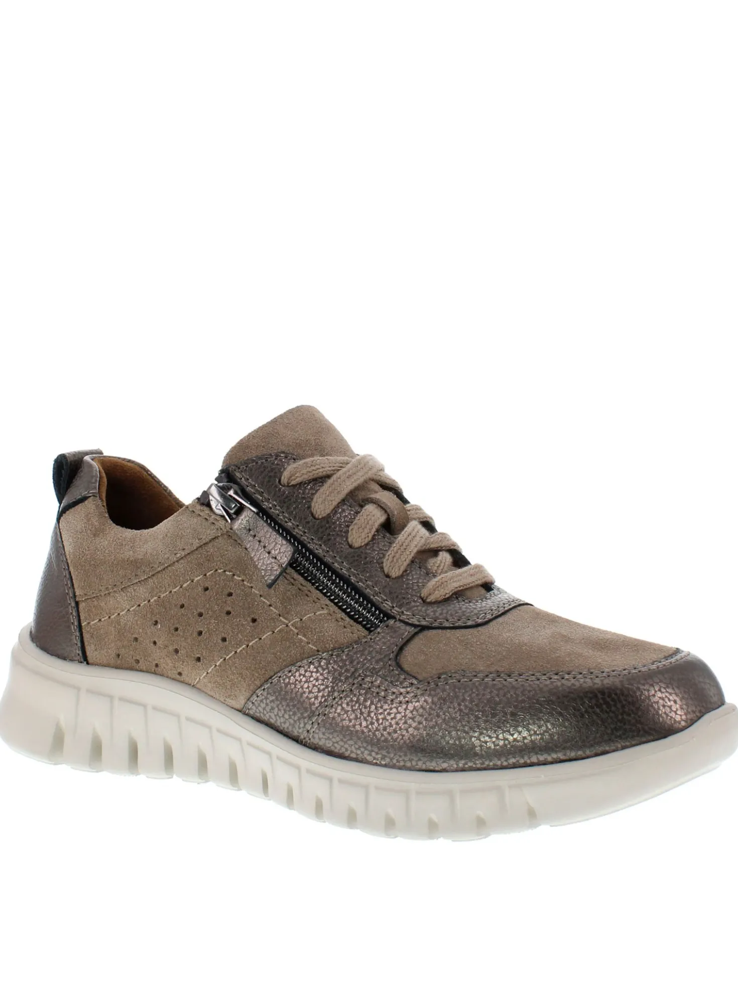 Sneaker mit seitlichem Reißverschluss, Weite H