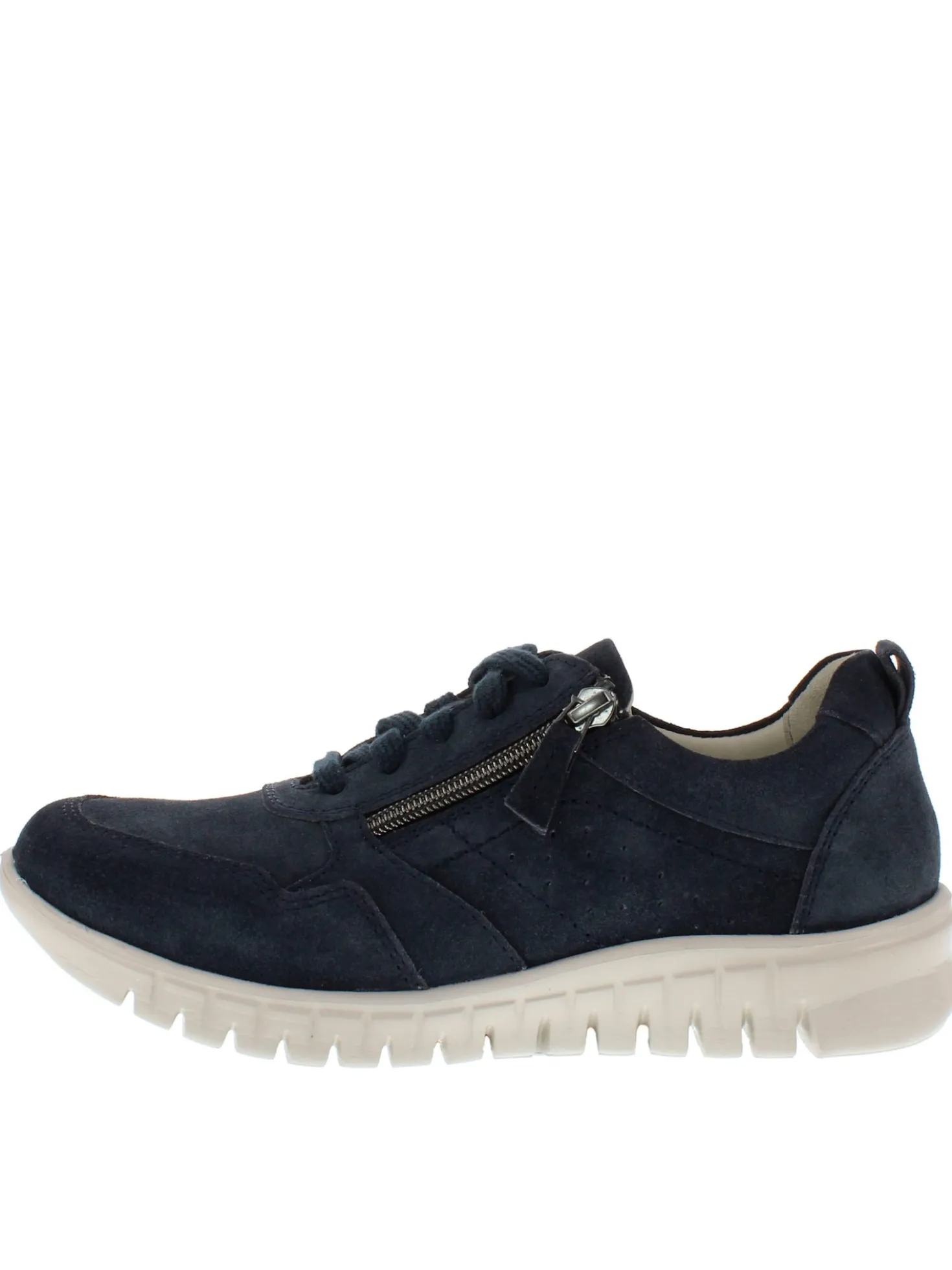 Sneaker mit seitlichem Reißverschluss, Weite H