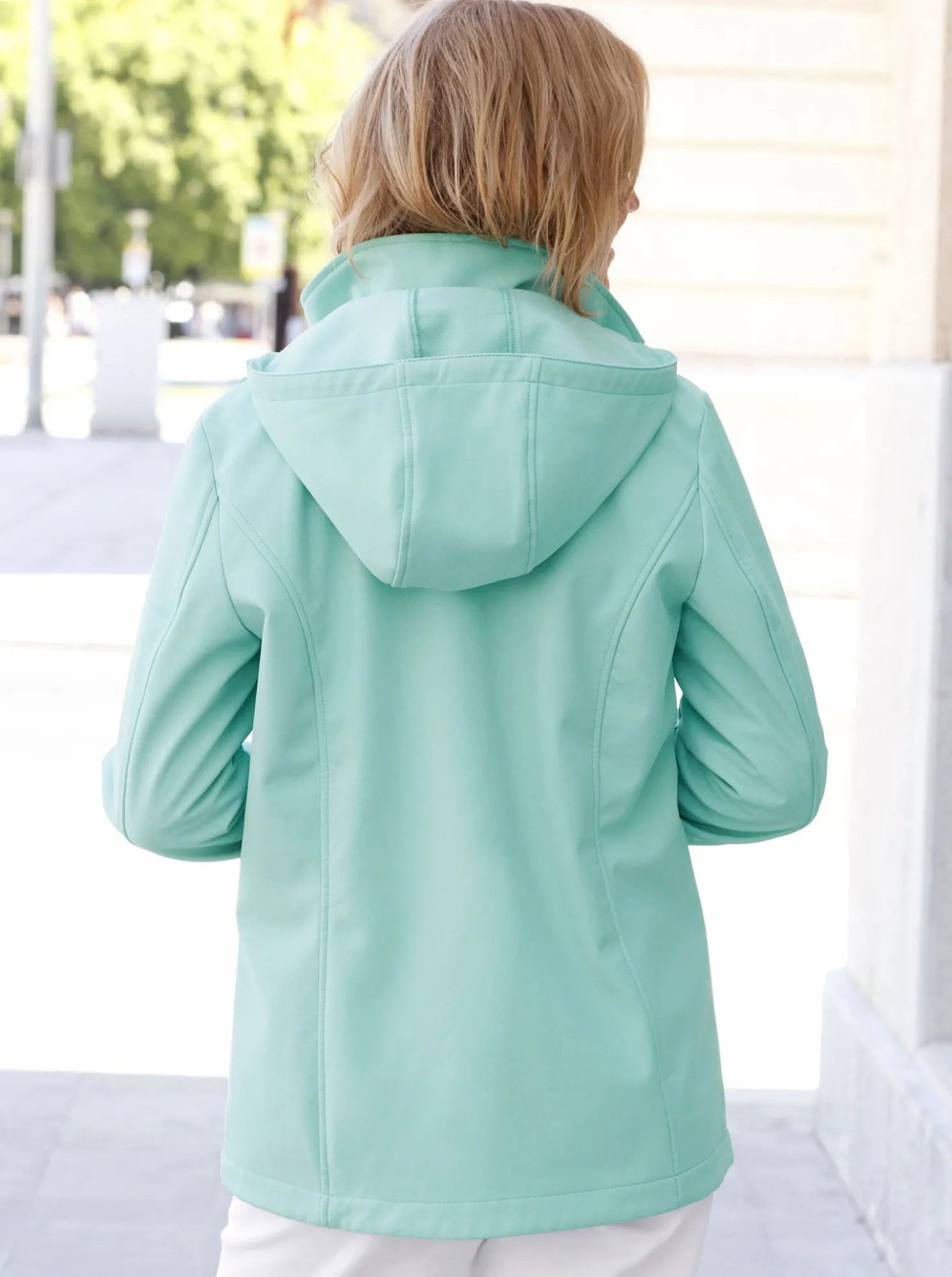 Softshelljacke mit Fleece-Futter
